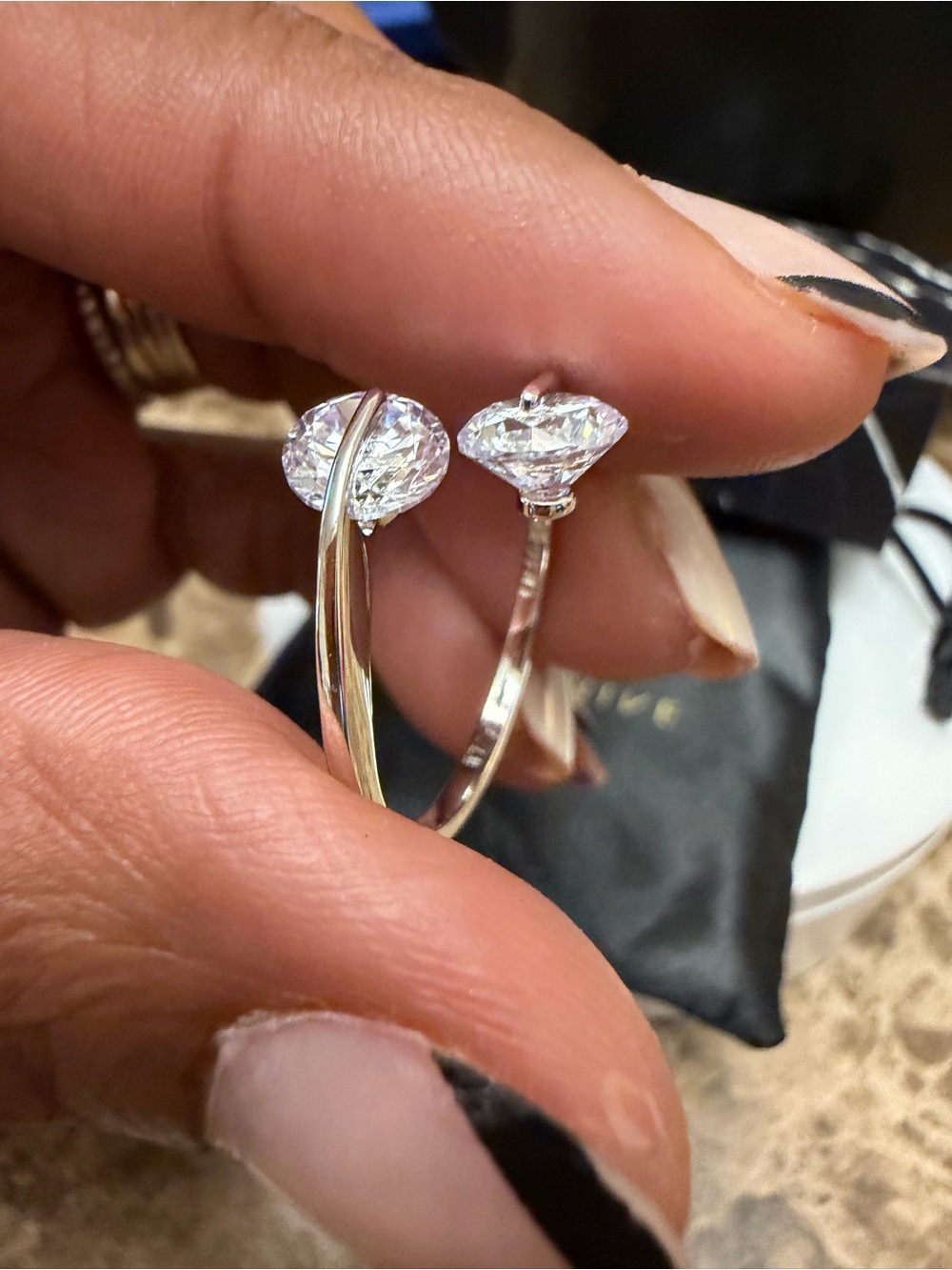 🎁 NWT Genevive .925 Sterling Silver CZ Ring - Picture 8 of 8